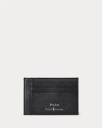 Pebbled-Leather Money Clip