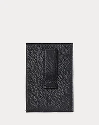 Pebbled-Leather Money Clip