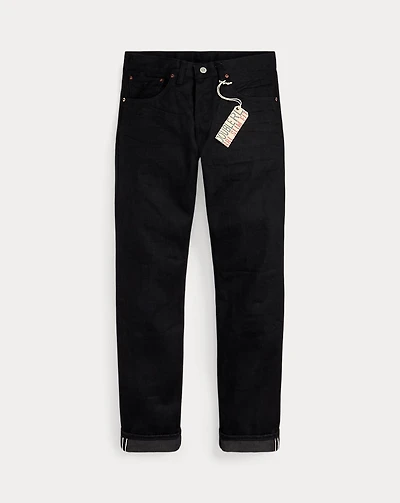 Slim Fit Black Selvedge Jean