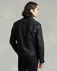Leather Café Racer Jacket