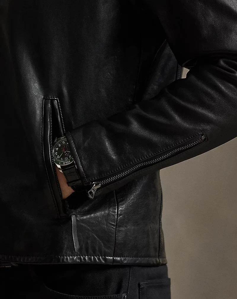 The Brooklands Leather Café Racer Jacket