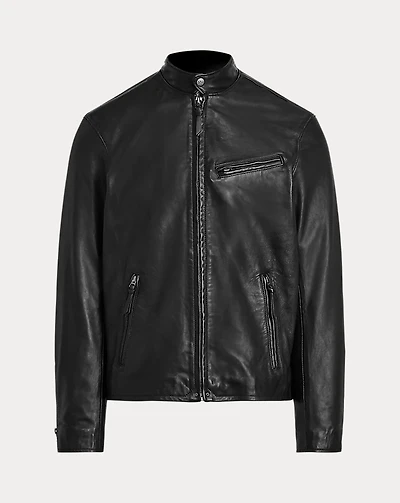 Leather Café Racer Jacket