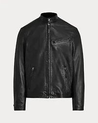 Leather Café Racer Jacket