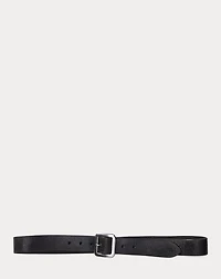 Hand-Burnished Leather Belt
