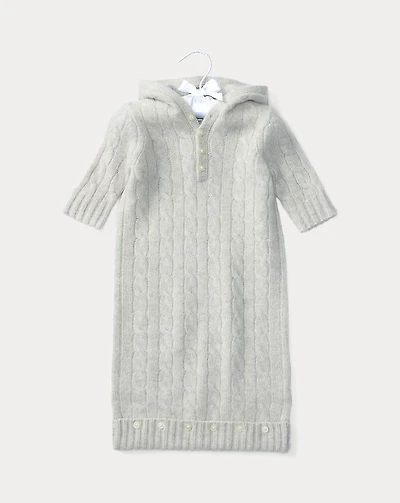 Cable-Knit Cashmere Bunting