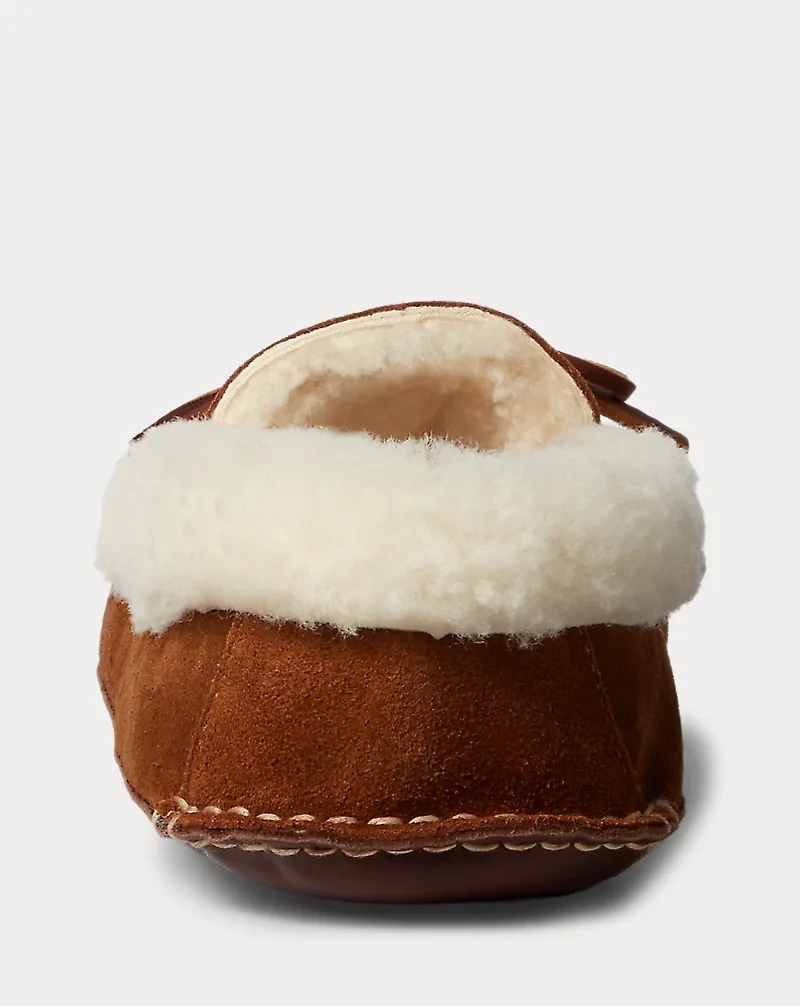 Yarmond Shearling-Lined Suede Slipper