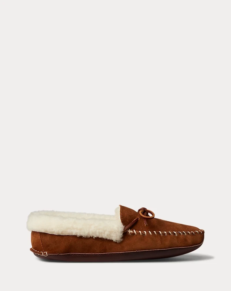 Yarmond Shearling-Lined Suede Slipper
