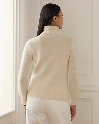Flag Cashmere Turtleneck Sweater