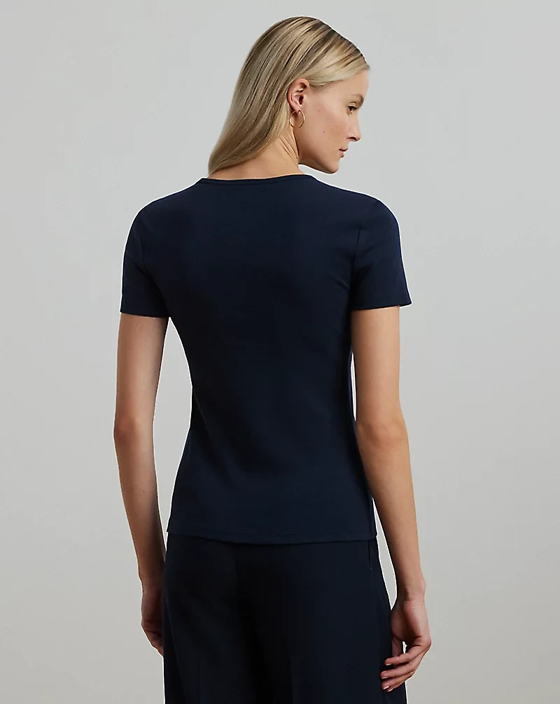 Stretch Cotton Tee
