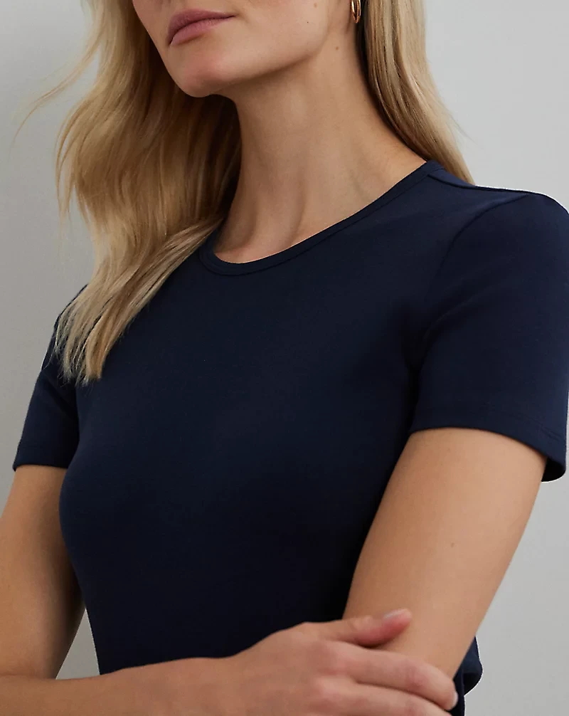 Stretch Cotton Tee