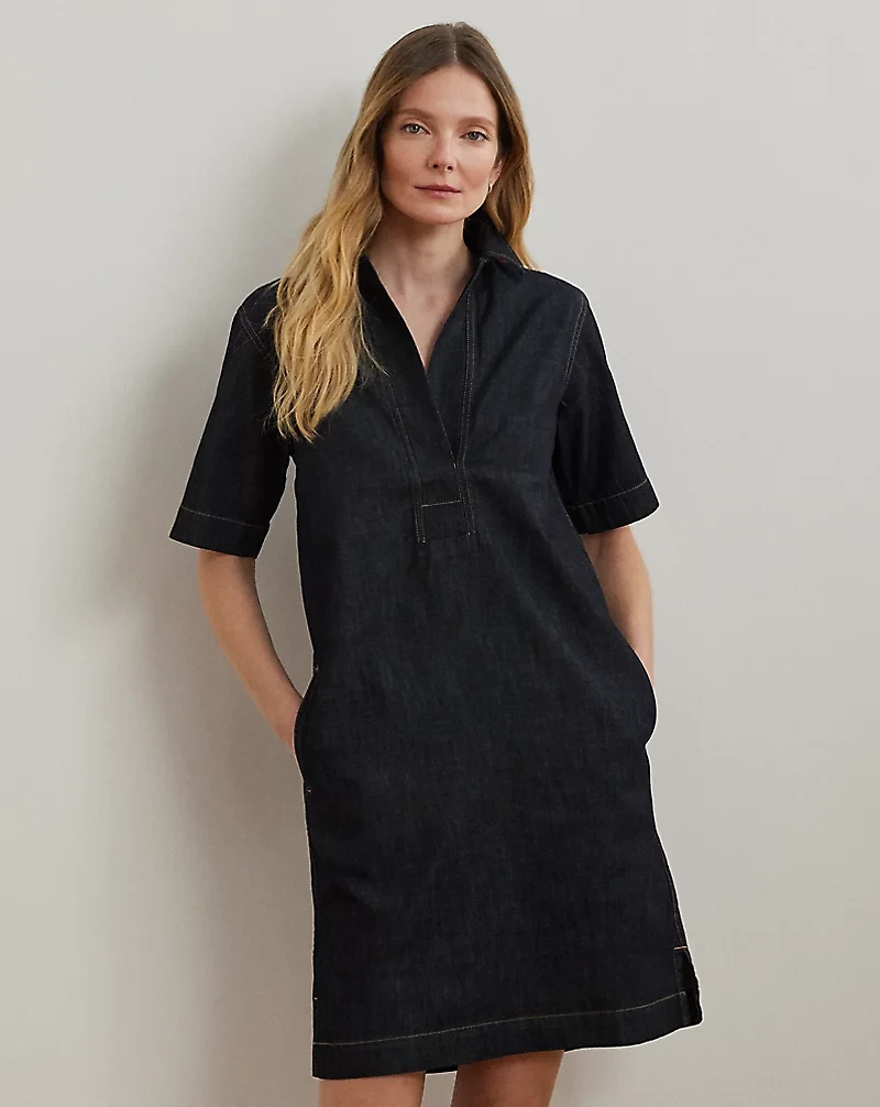 Denim Shift Dress