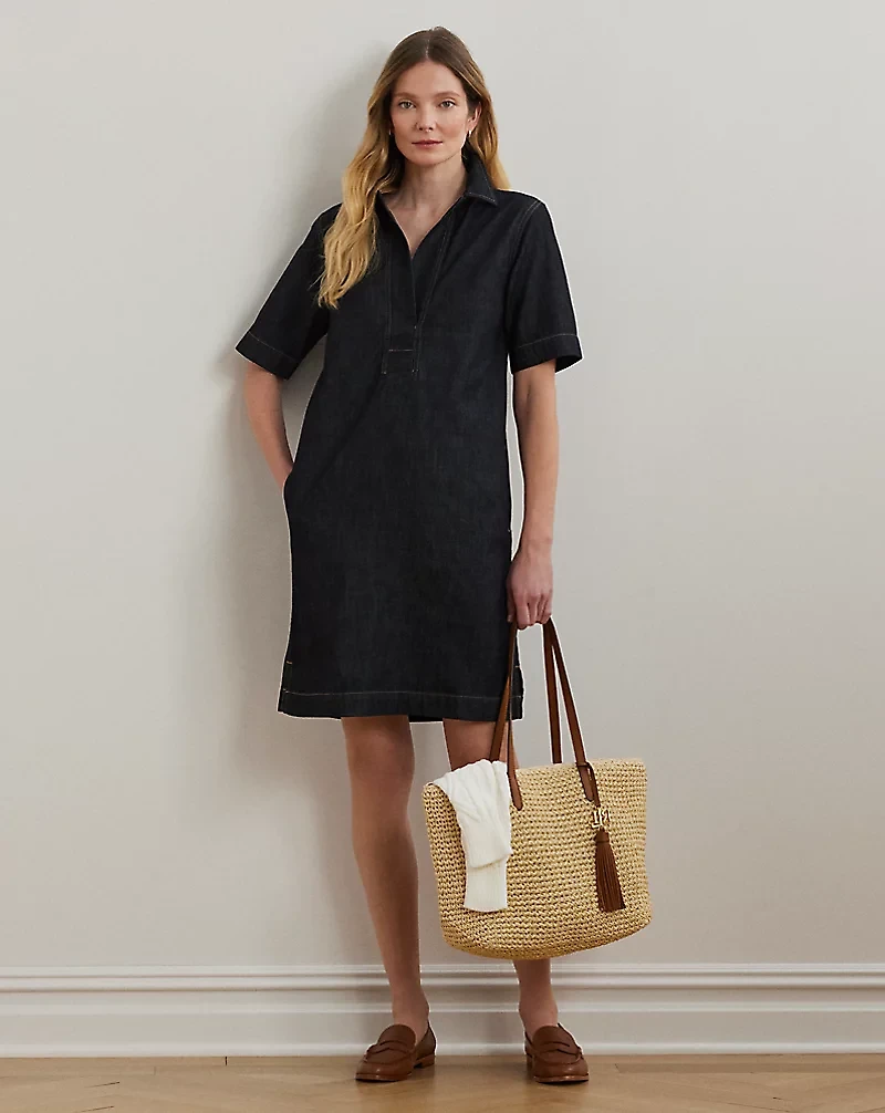Denim Shift Dress