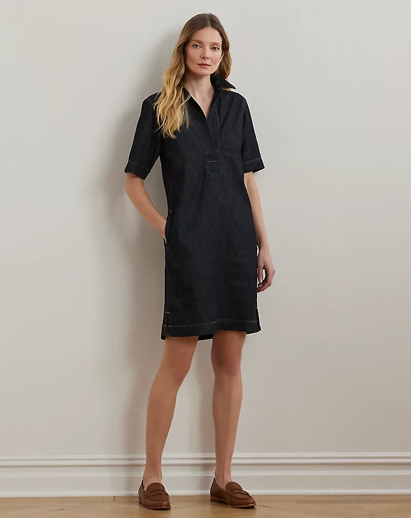 Denim Shift Dress
