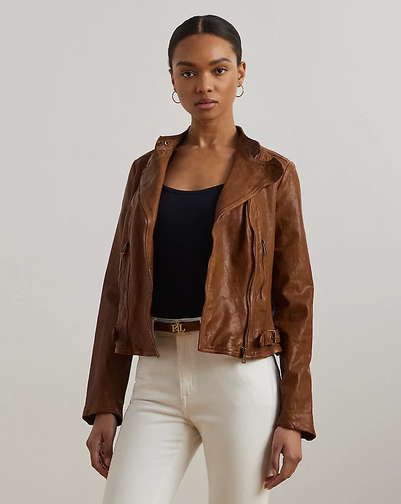 Leather Moto Jacket