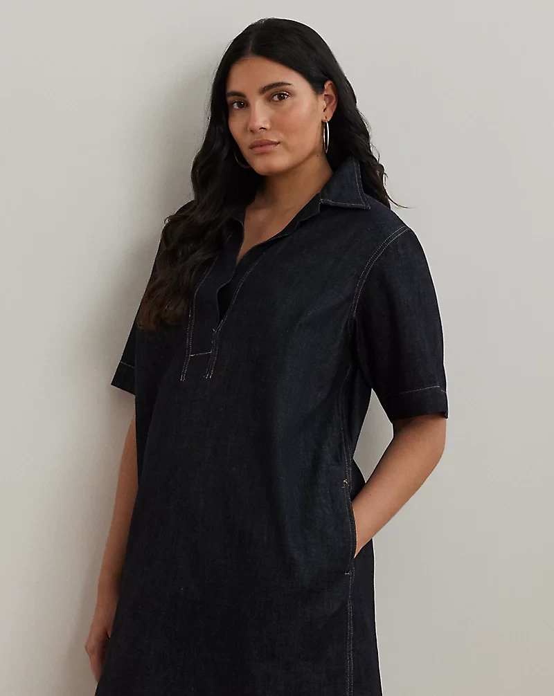 Denim Shift Dress