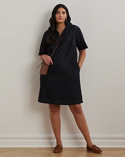 Denim Shift Dress