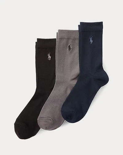 Supersoft Flat Crew Sock 3-Pack