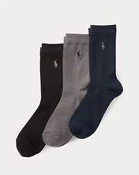 Supersoft Flat Crew Sock 3-Pack