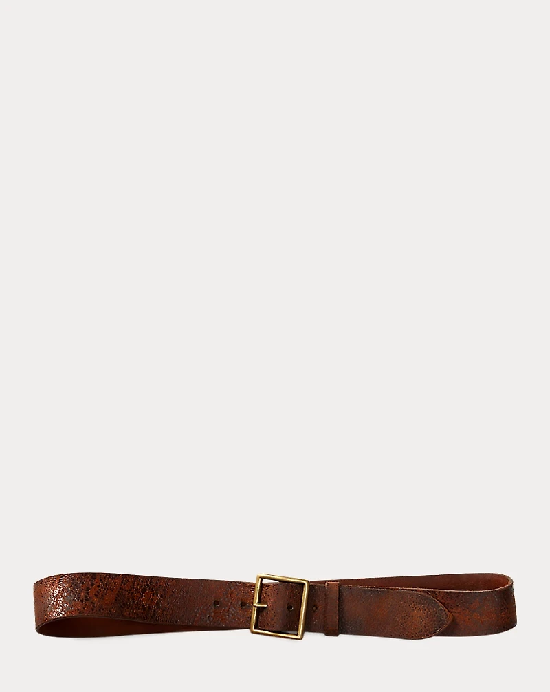 Distressed Leather Belt