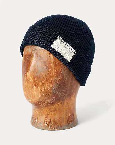 Indigo-Dyed Cotton Watch Cap