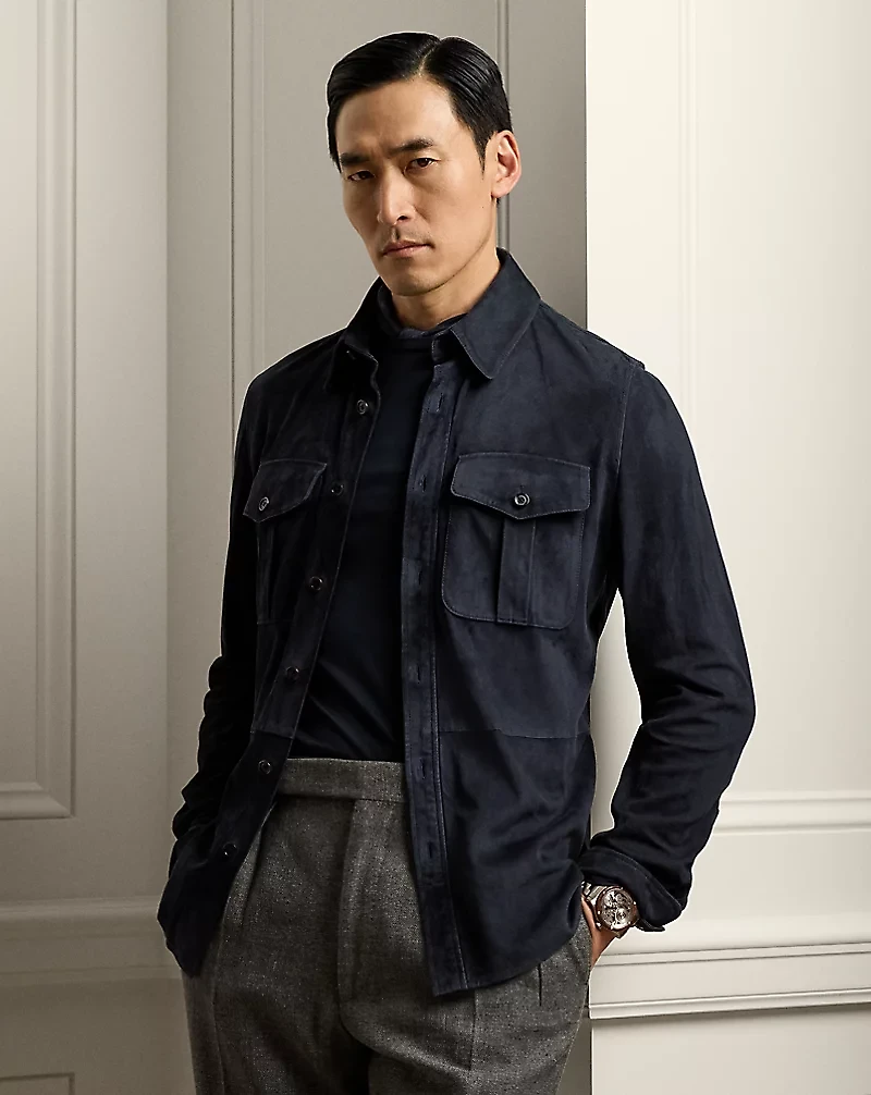 Suede Overshirt