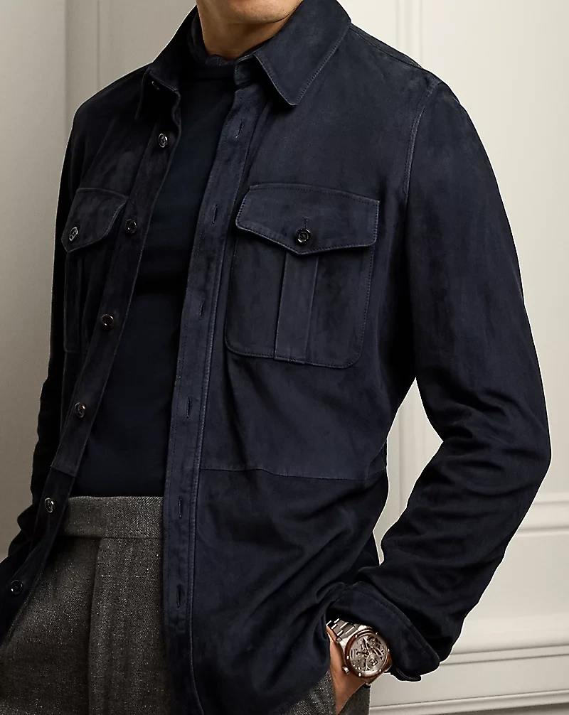 Suede Overshirt