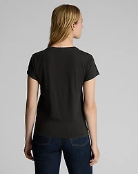 Cotton Jersey Crewneck T-Shirt