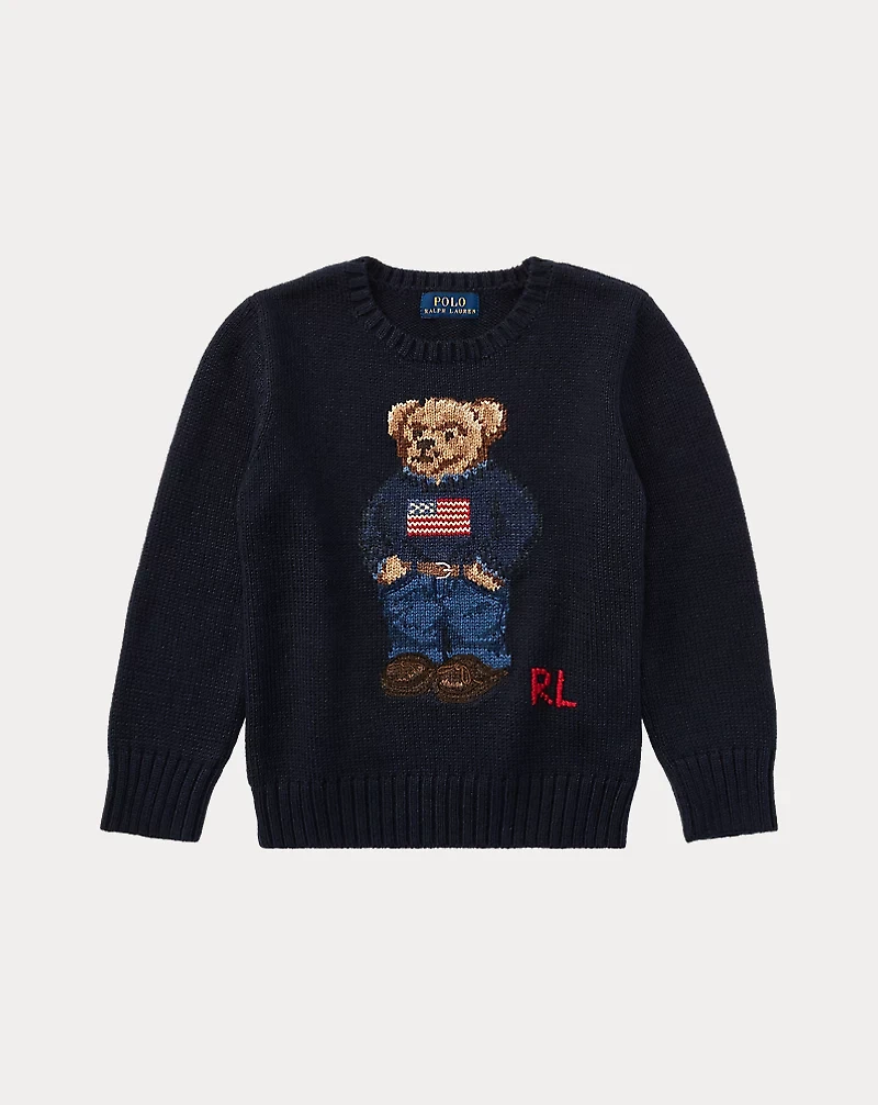 Polo Bear Cotton Sweater