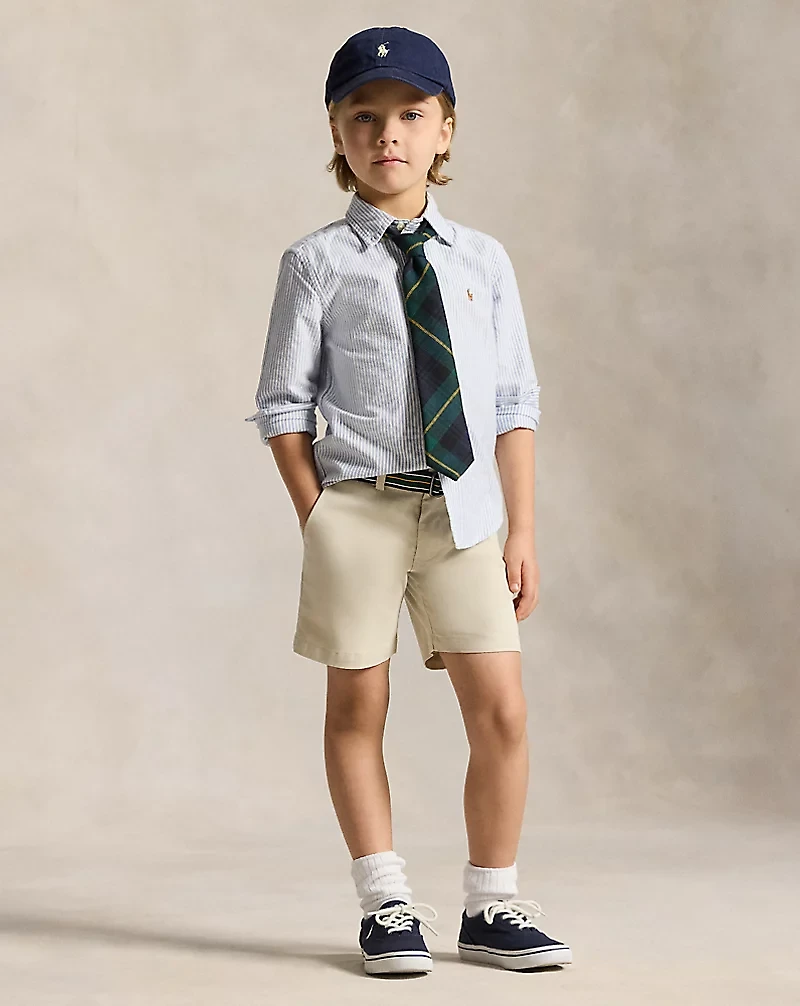 Striped Cotton Oxford Shirt