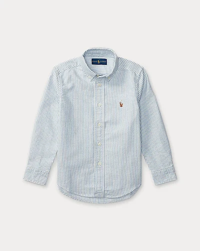 Striped Cotton Oxford Shirt