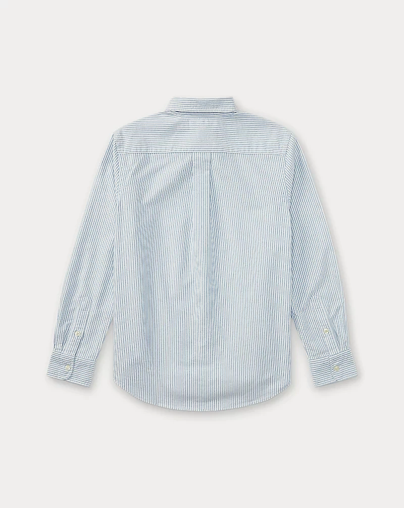 Striped Cotton Oxford Shirt