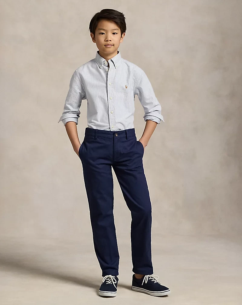 Striped Cotton Oxford Shirt