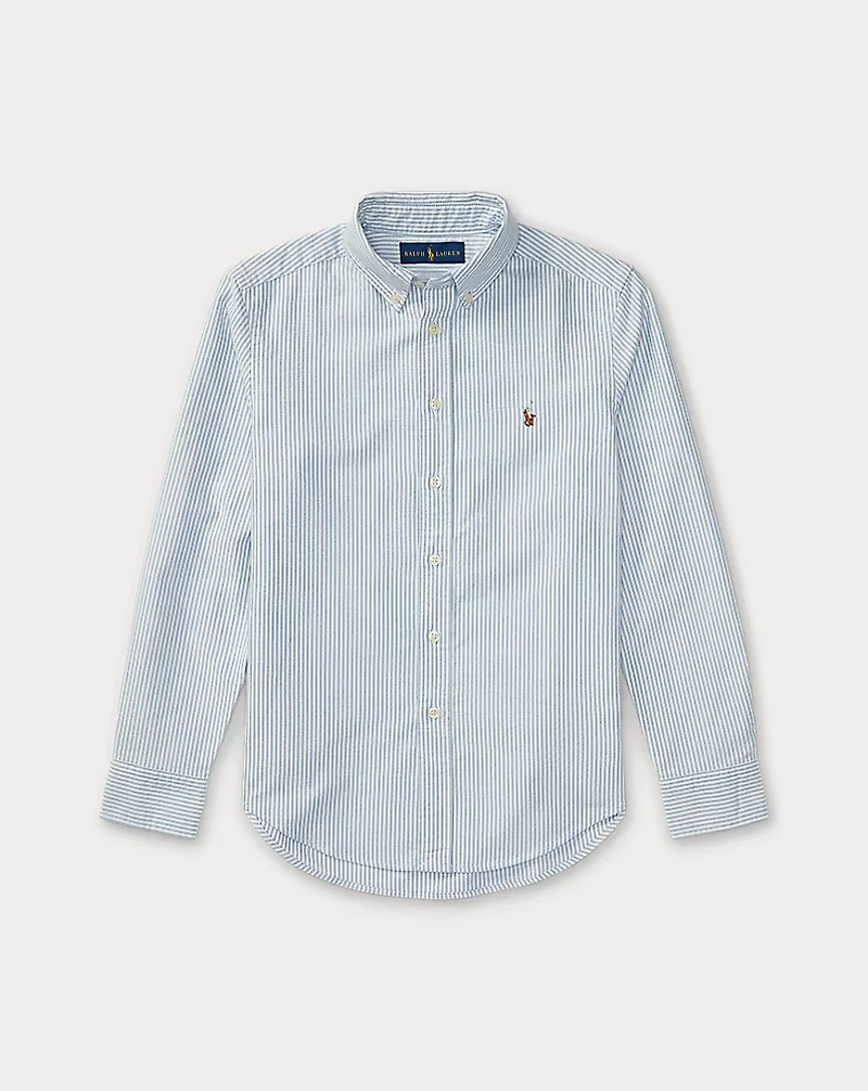 Striped Cotton Oxford Shirt