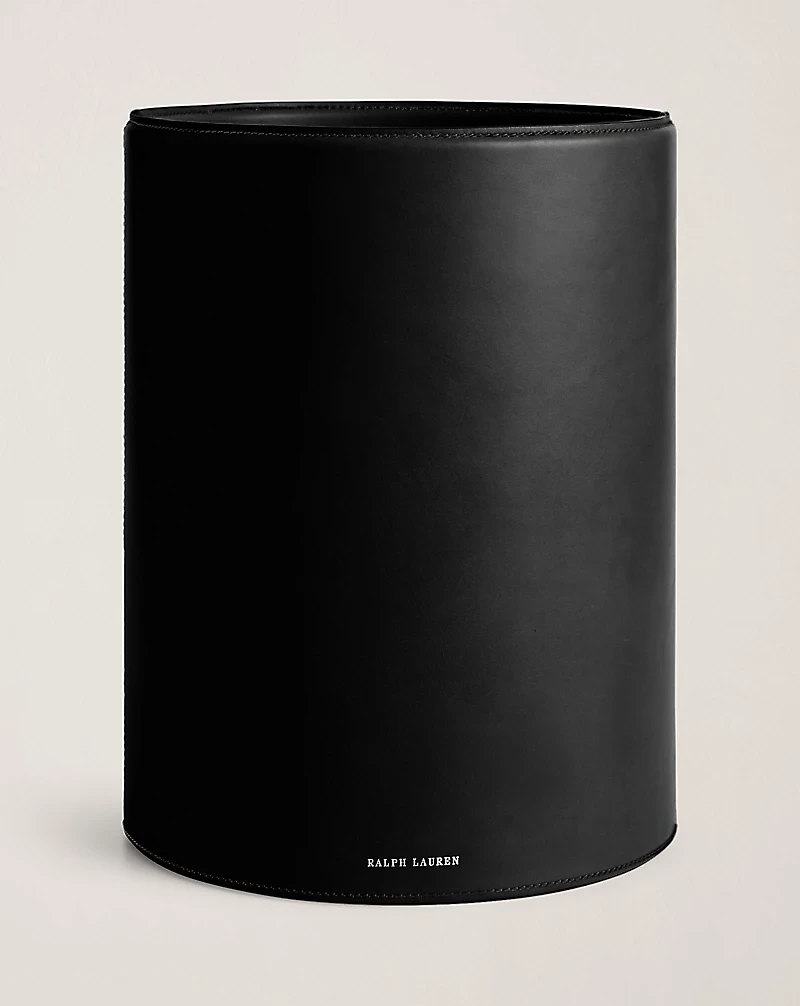 Brennan Leather Waste Bin