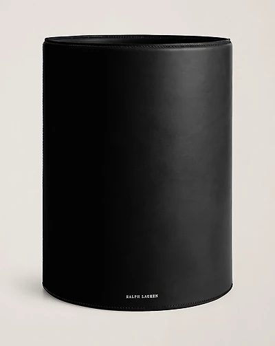 Brennan Leather Waste Bin