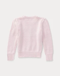 Flag Cotton Crewneck Sweater