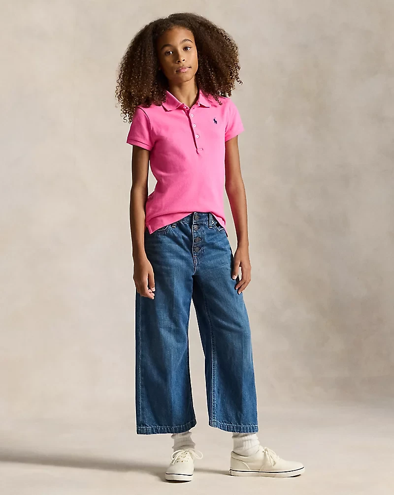 Stretch Mesh Polo Shirt