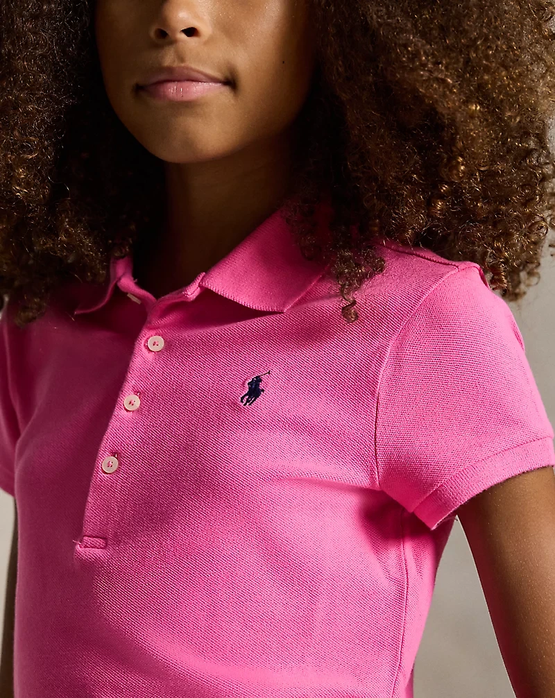 Stretch Mesh Polo Shirt