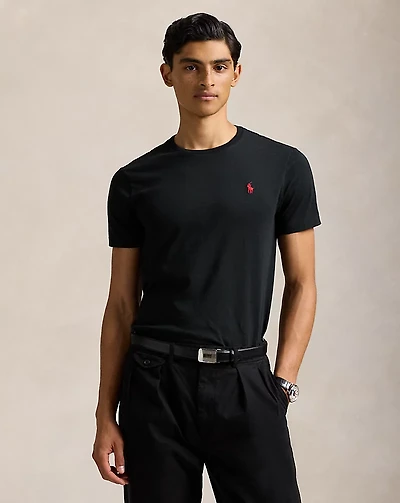 Custom Slim Fit Jersey Crewneck T-Shirt