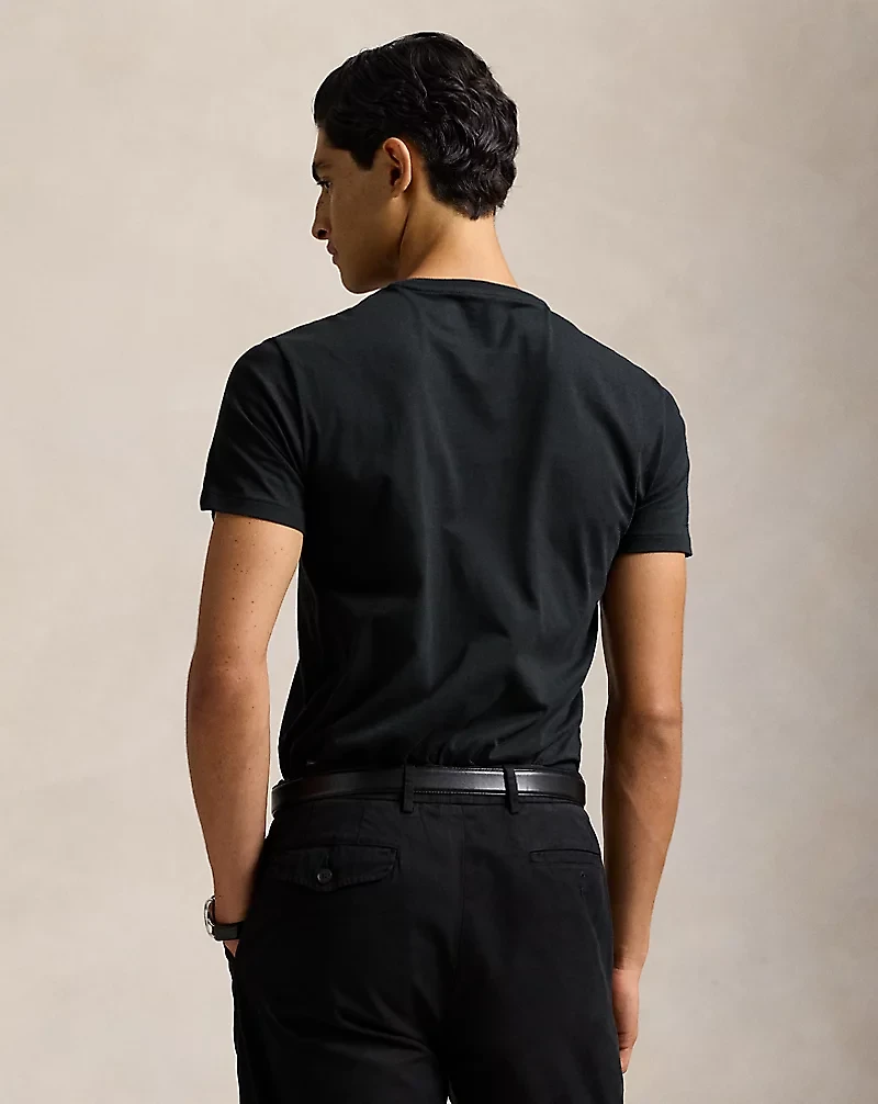 Custom Slim Fit Jersey Crewneck T-Shirt