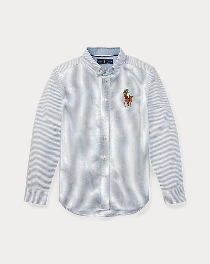 Big Pony Striped Oxford Shirt