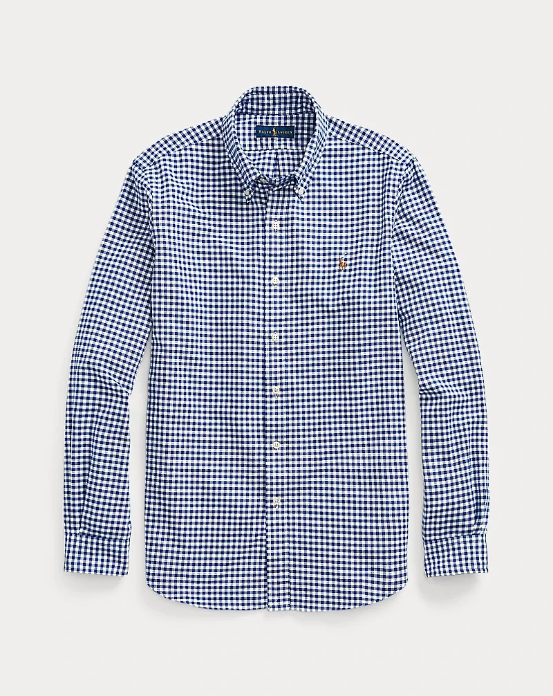 Classic Fit Gingham Oxford Shirt