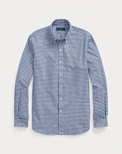 Classic Fit Gingham Oxford Shirt