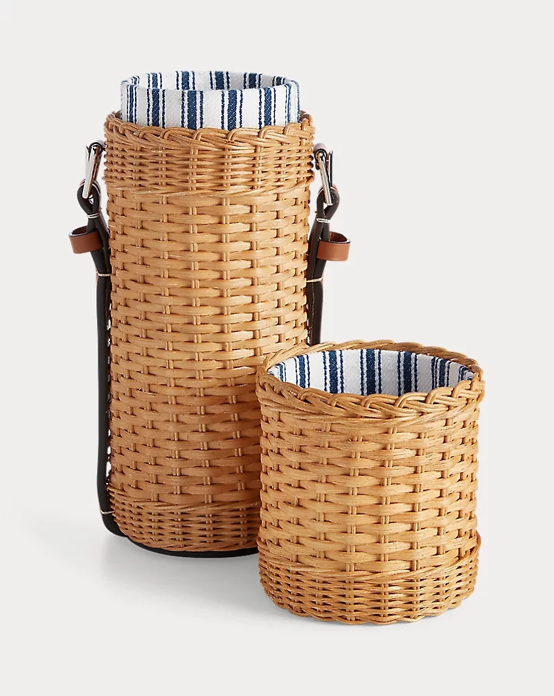 Bailey Wicker Wine Tote