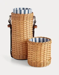 Bailey Wicker Wine Tote