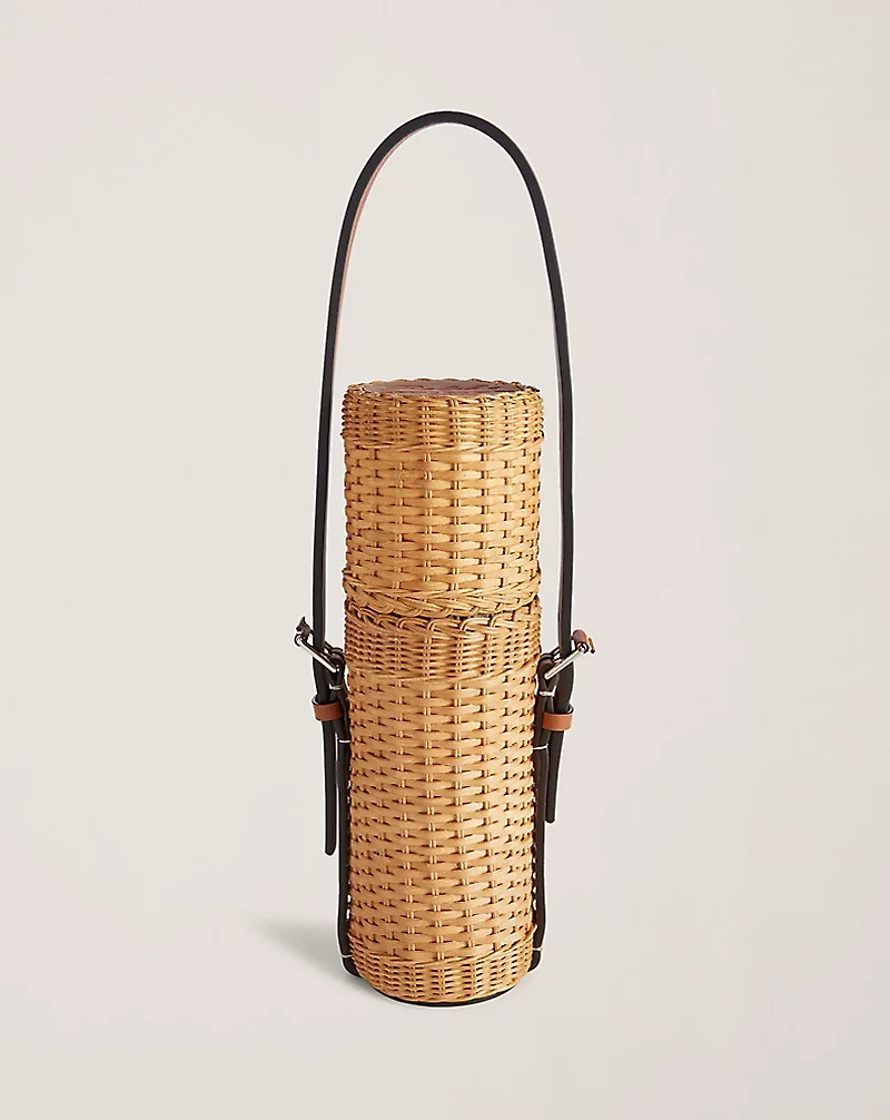 Bailey Wicker Wine Tote