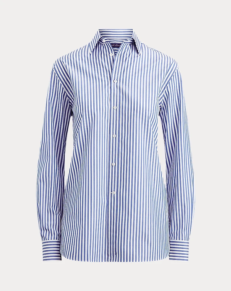 Adrien Relaxed Fit Striped Cotton Shirt