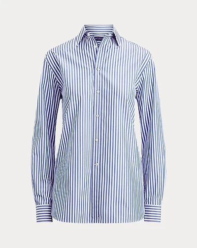 Adrien Relaxed Fit Striped Cotton Shirt
