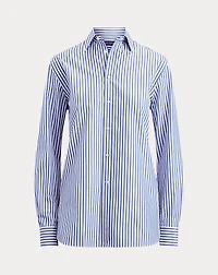 Adrien Relaxed Fit Striped Cotton Shirt