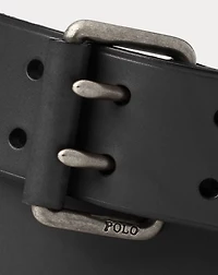 Double-Prong Leather Belt